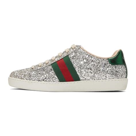 silver gucci shoes women's